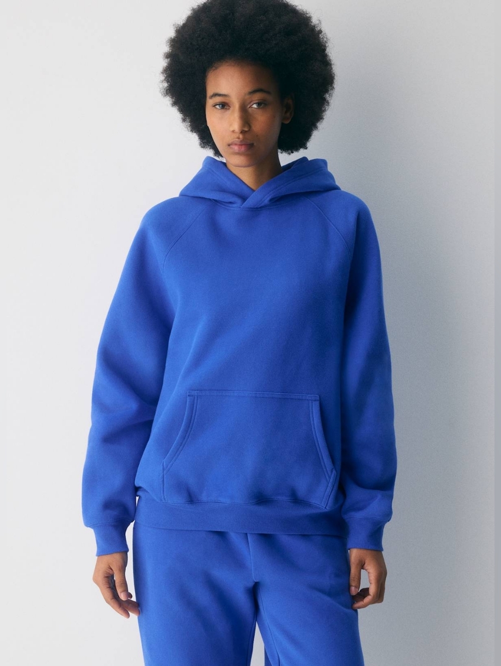 AritziaCozy Sweatfleece Mega Raglan Hoodie - Jazz Blue!